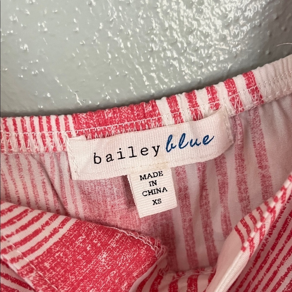Bailey Blue Red and White Striped Dress - Picture 2 of 12